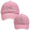 2Pcs Mama and Mini Matching Baseball Cap for Mother Baby Duaghter Son, 3D Embroidered Adjustable Washed Parent-Child Hat view 1