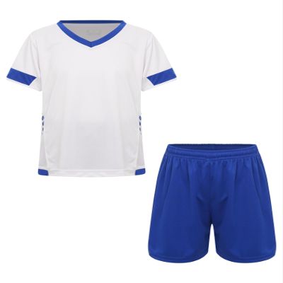 Fldy Boys Soccer Sports Training Uniforms Kids Youth Athletic Football Soccer Jersey Shirt and Shorts Kit A 5-6 Years