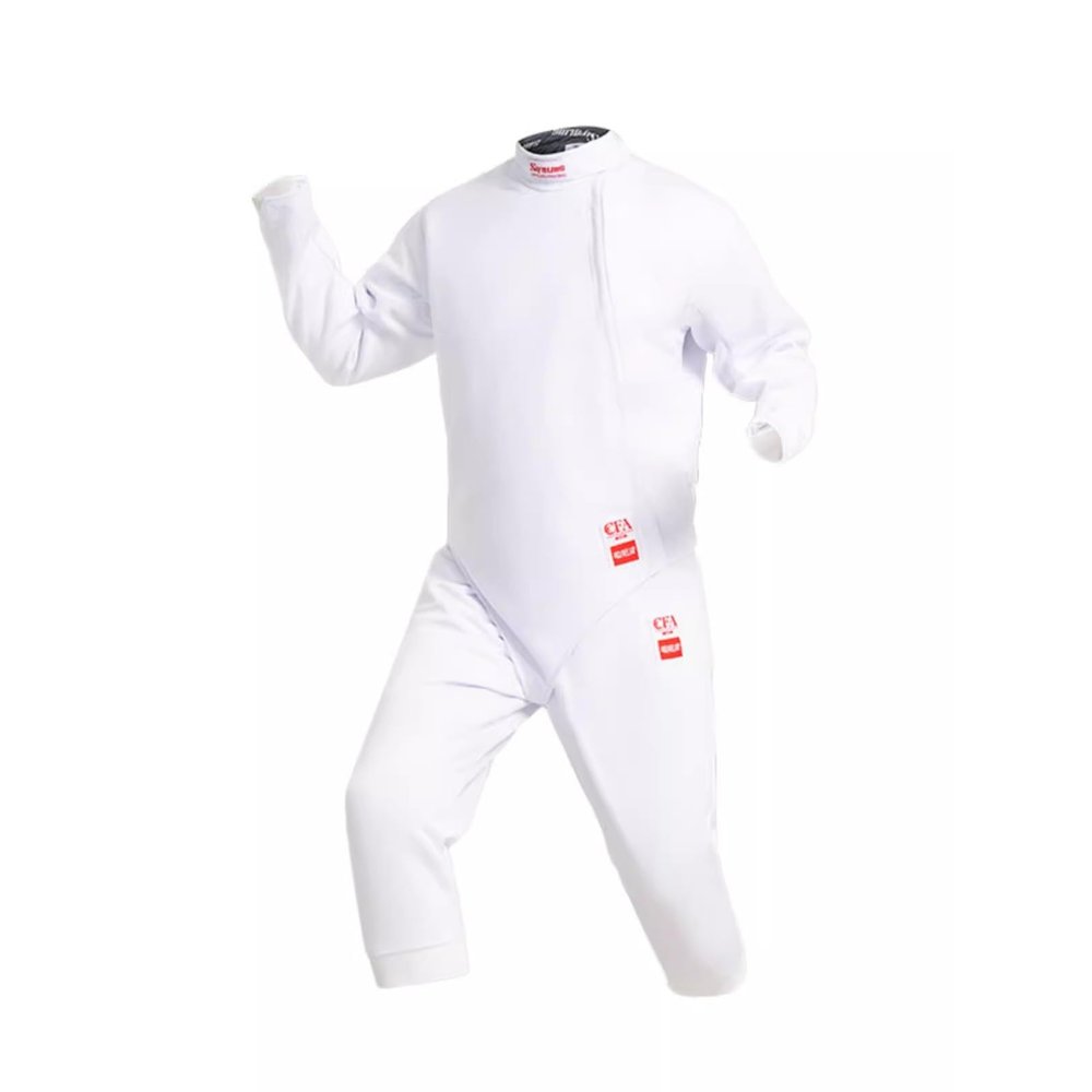 HXYhydrypd 3-Piece Fencing Suit Set, 450N, Protective Clothing for Children and Adults, Ice Silk Fencing Gear (Color : Right Hand, Size : 28#)
