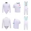 HXYhydrypd 3-Piece Fencing Suit Set, 450N, Protective Clothing for Children and Adults, Ice Silk Fencing Gear (Color : Right Hand, Size : 28#) view 3
