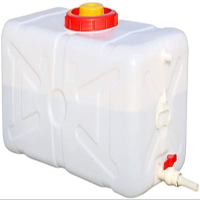 YXCUIDP Storage Container Large-Capacity Food Grade Plastic Large Horizontal Rectangular Tank Thickened Outer Tank Household Water Container Lid White Water Tank(50L)