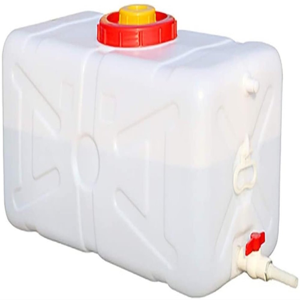 YXCUIDP Storage Container Large-Capacity Food Grade Plastic Large Horizontal Rectangular Tank Thickened Outer Tank Household Water Container Lid White Water Tank(50L)