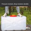 YXCUIDP Storage Container Large-Capacity Food Grade Plastic Large Horizontal Rectangular Tank Thickened Outer Tank Household Water Container Lid White Water Tank(50L) view 3