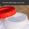 YXCUIDP Storage Container Large-Capacity Food Grade Plastic Large Horizontal Rectangular Tank Thickened Outer Tank Household Water Container Lid White Water Tank(50L) view 4