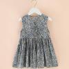 Clothes Flower Baby Girls Dress Dress Toddler Sleeveless Beach Kids Floral Girls Dress&Skirt (Dark Blue, 2-3 Years) view 3