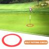 INOOMP Golf Putting Circle Training Tool Durable Silicone Practice Ring for Use Stylish Design for Easy Visibility for All Skill Levels view 2
