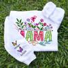 Love Signal Personalized Wildflower Auntie Sweatshirt - Custom T-Shirt With Kids Name, Gifts for Auntie, Mother's Day Shirt view 2