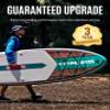 ZLX Inflatable Stand Up Paddle Board, 10'6" SUP Non-Slip Stable Deck Pad, Unique Center Fin, Premium Accessories, Paddleboard for Adults, Beginners, All Skill Levels view 2