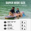 ZLX Inflatable Stand Up Paddle Board, 10'6" SUP Non-Slip Stable Deck Pad, Unique Center Fin, Premium Accessories, Paddleboard for Adults, Beginners, All Skill Levels view 4