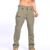 Men's Cargo Sweatpants Casual Joggers Hiking Pants Lightweight Workout Running Athletic Long Trousers with Pockets (Khaki,4X-Large) view 2