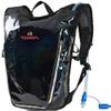Hydration Backpack Pack with 2L Water Bladder Rave Essentials Lightweight Bag for Hiking, Running Vest, Music Festival for Men Women (Black) view 1