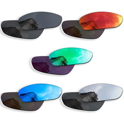 Betterun 5 Pairs Polarized Replacement Lenses for Oakley Juliet Sunglasses, Anti-Scratch and Impact Resistant