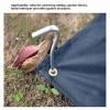 Tyenaza 12pcs Tent Ground Stakes, Heavy Duty Galvanized Iron Tent Ground Pegs for Outdoor Camping Backpacking Gardening(182mm / 7.2in) view 2