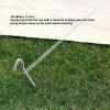 Tyenaza 12pcs Tent Ground Stakes, Heavy Duty Galvanized Iron Tent Ground Pegs for Outdoor Camping Backpacking Gardening(182mm / 7.2in) view 3