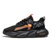 SPWAGYM Mens Running Tennis Walking Shoes Cushioning Mens Sneakers Workout Casual Sports Shoes for Men Black Size 8.5 view 1