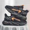 SPWAGYM Mens Running Tennis Walking Shoes Cushioning Mens Sneakers Workout Casual Sports Shoes for Men Black Size 8.5 view 3