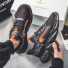 SPWAGYM Mens Running Tennis Walking Shoes Cushioning Mens Sneakers Workout Casual Sports Shoes for Men Black Size 8.5 view 4