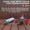 CAMPINGMOON Gas Hose Line for Butane Single Burner Camping Stove Compatible with ST-310 Z37 view 2