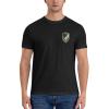 WOLEN US Army Security Agency Men's T-Shirt Casual Short Sleeved T-Shirt, 6X-Large, Black view 4