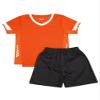 Fldy Boys Soccer Sports Training Uniforms Kids Youth Athletic Football Soccer Jersey Shirt and Shorts Kit D 5-6 Years view 3