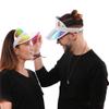 12 Pack Women Sun Visors Hat UV Protection Cute Candy Clear Outdoor Beach Sports Golf Party Cap (Mixed Color C-12pcs) view 4