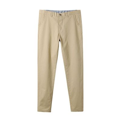 Maiyifu-GJ Men's Stretch Joggers Pants Slim Fit Lightweight Athletic Sweatpants Elastic Waist Hiking Trousers with Pockets (Khaki,38)