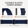 Maledan Compatible with Fitbit Charge 5 Bands/Fitbit Charge 6 Bands Men Women, Soft Adjustable Elastic Nylon Waven Strap Replacement Band for Fitbit Charge 6/Fitbit Charge 5 Fitness Tracker, 6 Pack view 4