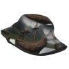 Unisex Vikings Boat Print Bucket Hat,Summer Beach Sun Hat,Foldable Fishing Hat for Men Women Teens view 2