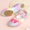 Girls Rainbow Glitter Ballet Shoes Kids Cute Shiny Bowknot Dance Shoes view 2