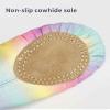 Girls Rainbow Glitter Ballet Shoes Kids Cute Shiny Bowknot Dance Shoes view 4