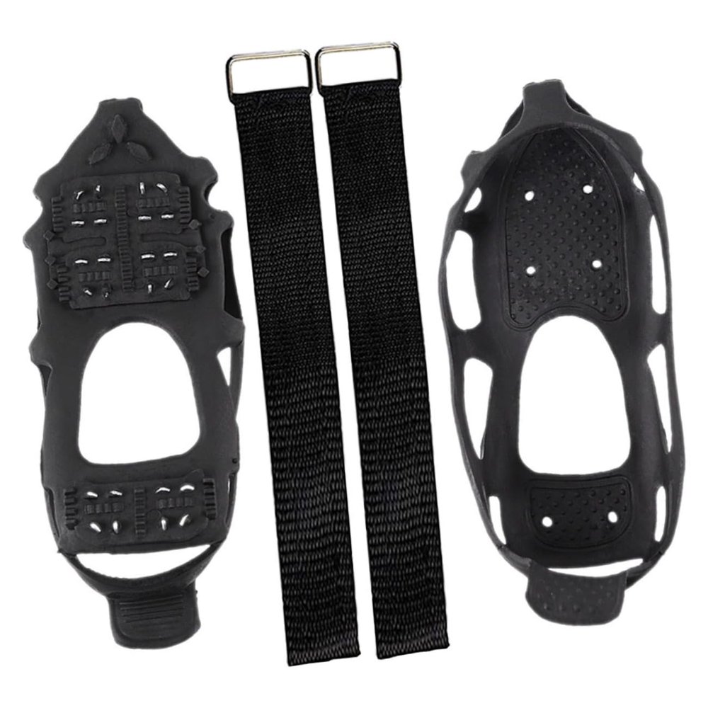 LIFKOME Non-Slip Hiking Boot Covers Ice Gripper Crampons for Men Women Boys and Girls of Shoes Crampons