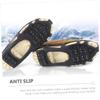 LIFKOME Non-Slip Hiking Boot Covers Ice Gripper Crampons for Men Women Boys and Girls of Shoes Crampons view 2