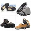 LIFKOME Non-Slip Hiking Boot Covers Ice Gripper Crampons for Men Women Boys and Girls of Shoes Crampons view 4