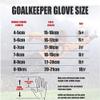 PLbSe Soccer Goalkeeper Gloves Goalie Training Gloves Strong Grip Anti-Slip and Breathable for Adults and Children (White,7) view 3
