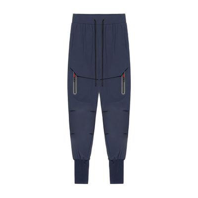 Maiyifu-GJ Men's Multi-Pockets Drawstring Cargo Pants Quick-Drying Lightweight Hiking Sweatpants Casual Athletic Trousers (Dark Blue,Medium)