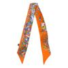 JERLA 100% Mulberry silk Scarf handbag wrap Tie Bundle Hair Ribbon Neckerchief Scarf for women men view 1