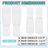 Cozypower 2 Pairs Taekwondo Kids Shin Instep Guard and Fist Forearm Sparring White Foot Protective Gear Protector Hand Padded Arm Sleeves for Sparring Martial Arts MMA Karate Muay Thai(Medium) view 2