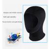 Bestgift Diving Headgear Men's and Women's 3mm Snorkeling Surfing Sunscreen Diving Swim Cap Black XL view 3