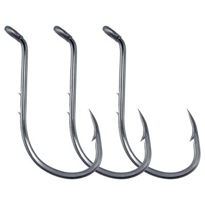 Dr.Fish 100 Pack Octopus Hooks Baitholder Fishing Hooks for Saltwater & Freshwater Live Bait Fishing, Bass Walleye Striper #6