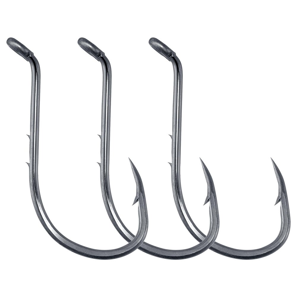 Dr.Fish 100 Pack Octopus Hooks Baitholder Fishing Hooks for Saltwater & Freshwater Live Bait Fishing, Bass Walleye Striper #6