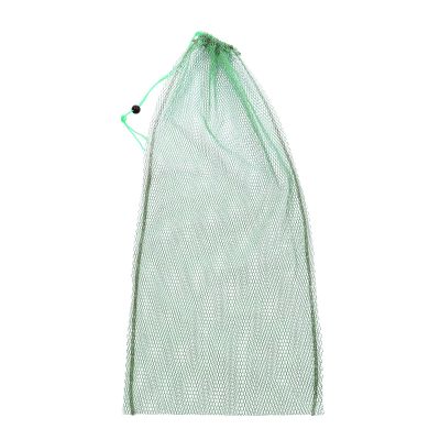 PATIKIL 39 Inch Fishing Net, Fish Catching Basket Rubber Coated Nylon Fishing Bait Mesh for Bait Storage Crayfish Minnows Shrimps, Green