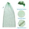 PATIKIL 39 Inch Fishing Net, Fish Catching Basket Rubber Coated Nylon Fishing Bait Mesh for Bait Storage Crayfish Minnows Shrimps, Green view 3