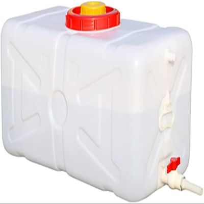 WAZHOU Large-Capacity Food-Grade Plastic Large Horizontal Rectangular Tank Thickened Outer Tank Household Water Tank Lid White Water Tank(50L)