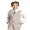 Toddler Suits for Weddings Boys Formal Suit Set Boys Tuxedo Suit Champagne 4Pc Size 3 view 1
