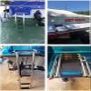 ZARUX Stainless Steel Boat Ladder Swimming Pool Stainless Steel Boat Ladders 4 Steps, Folding Telescoping Swim Step Ladder with Non-Slip Pedal, for Yacht/Swimming Pool, Easy to Install, KCBW3001348 view 3
