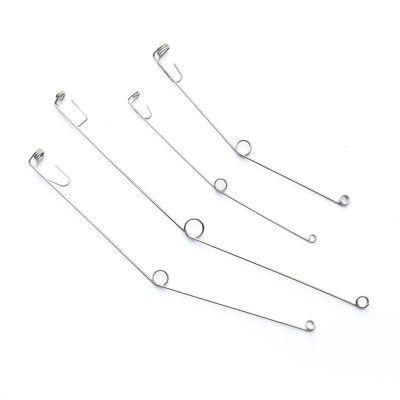Fishing Hooks 5 Pcs Spring Ejection Hook Fishing Hook Stainless Steel Universal Fish Tackle Hook Tool Artifact Camping Automatic Fishing Device Fishing Tool Kit Fishing Supplies (Size : N3)