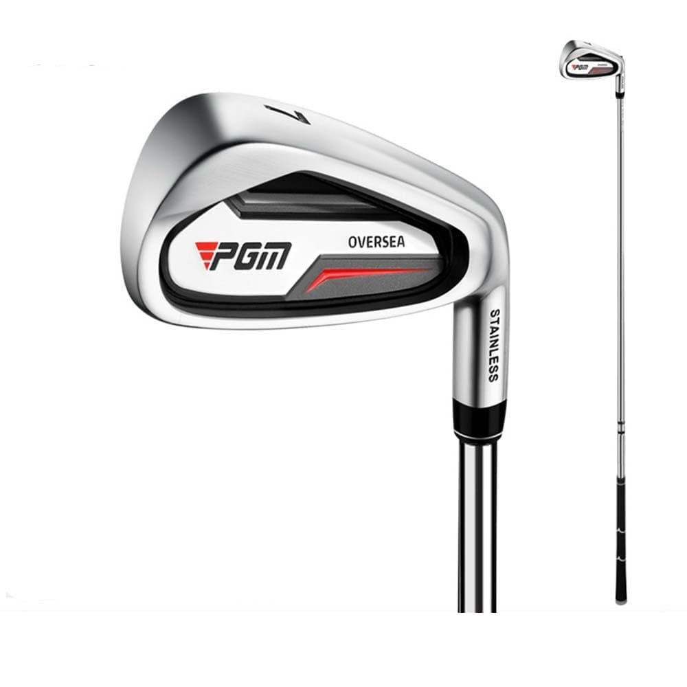 GRASKY Golf Iron with Right Handed Carbon/Steel Shaft, No. 5/6/7/8/9/P/S Golf Club Iron, Low Center of Gravity Men Women Golf Iron (#5(Men),with Steel Shaft)