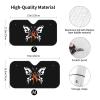 Leukemia Awareness Month Car Windshield Sunshade Foldable Windshield Visor for Most Car Sedan Truck SUV Car Windshield Visor Blocks Uv Rays and Heat view 2