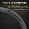Superteam Carbon Fiber Road Bike Wheels 700c Tubeless Wheelset Rim V Brake Matte Finish, 50mm Depth 25mm Width Straight Pull Hub Fit for 8/9/10/11 Speed view 3