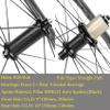 Superteam Carbon Fiber Road Bike Wheels 700c Tubeless Wheelset Rim V Brake Matte Finish, 50mm Depth 25mm Width Straight Pull Hub Fit for 8/9/10/11 Speed view 4